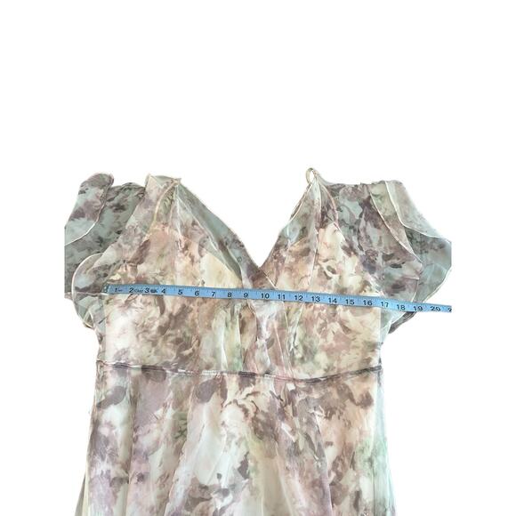 Jenny Yoo Lilac Blush Pink Romantic Whimsical Floral Formal Maxi Dress Size‎ 6 - Picture 13 of 15